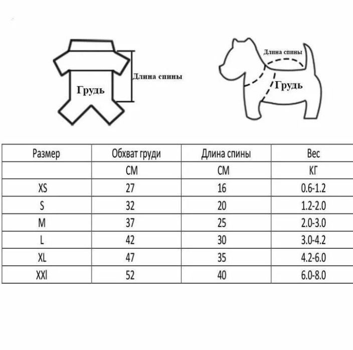 Тёплый свитер для маленьких собачек, щенков.