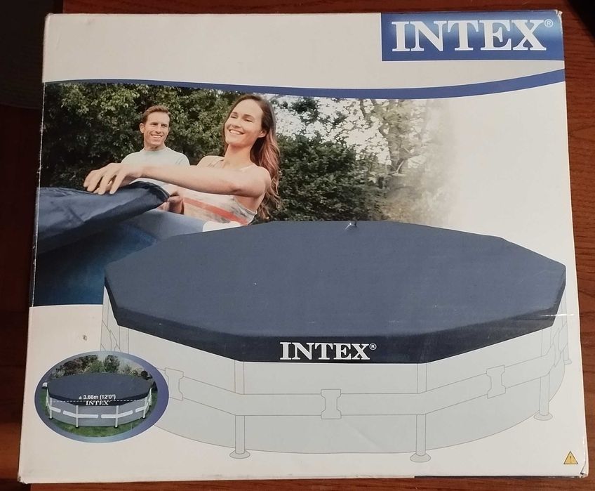 Pokrywa, mata, folia do basenu stelażowego INTEX 28031 rozmiar 366 cm