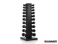 Zestaw hantli HEX 1-10 kg ze stojakiem HAMMER