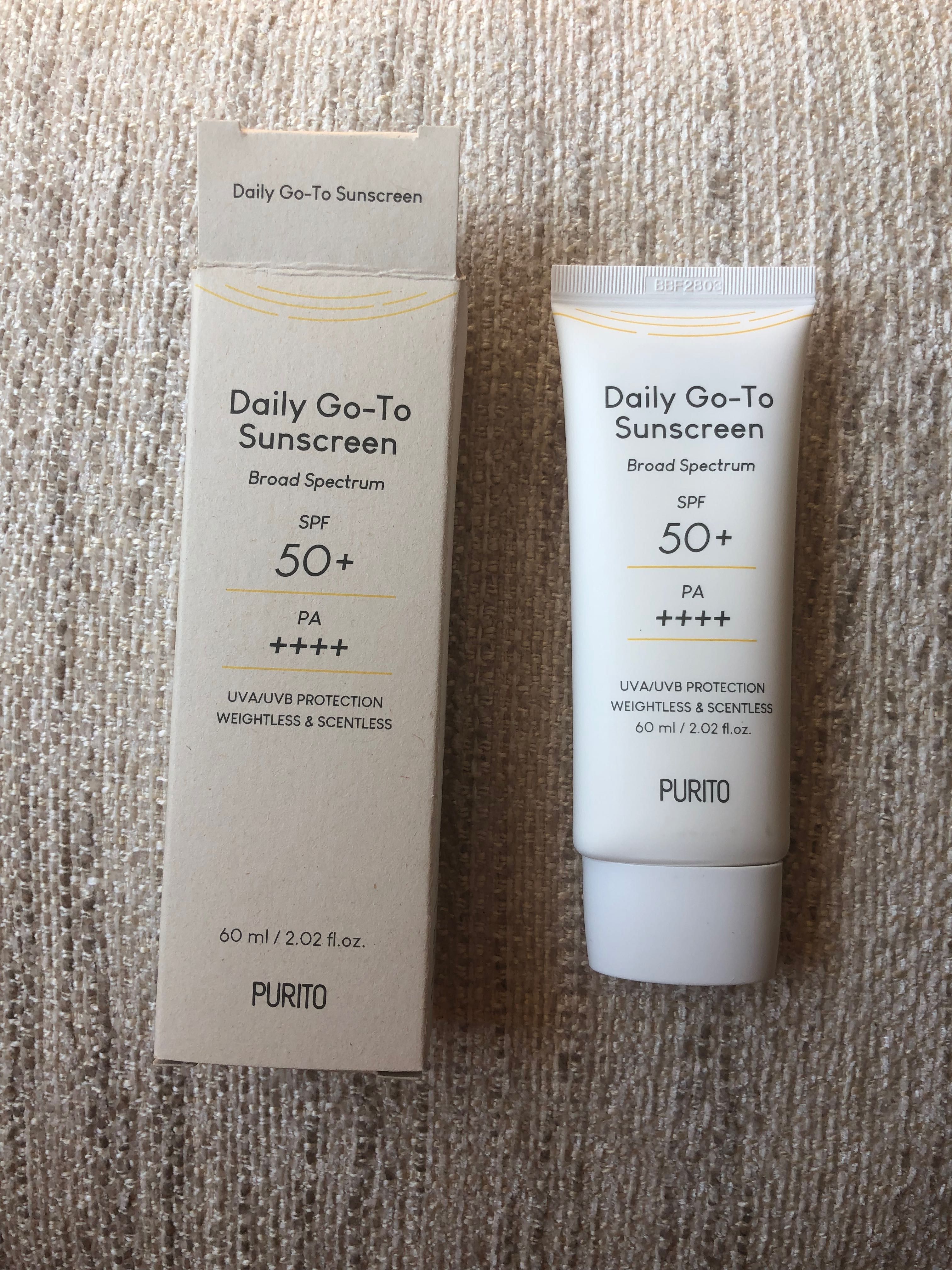 Daily Go-To Sunscreen SPF 50+ Purito