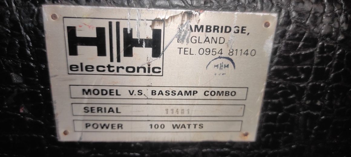 Combo basowe HH V.S. BASSAMP 100 Watt