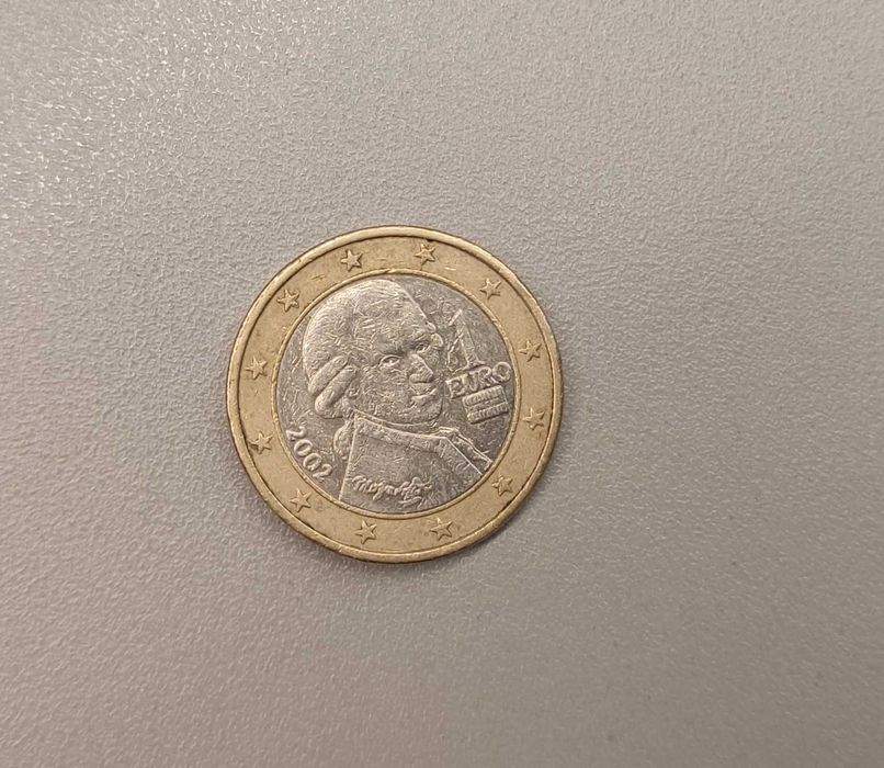 Moeda 1€ - Áustria 2002
