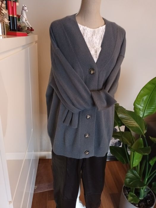 Sweter kardigan kaszmirowy H&M Premium Selection
