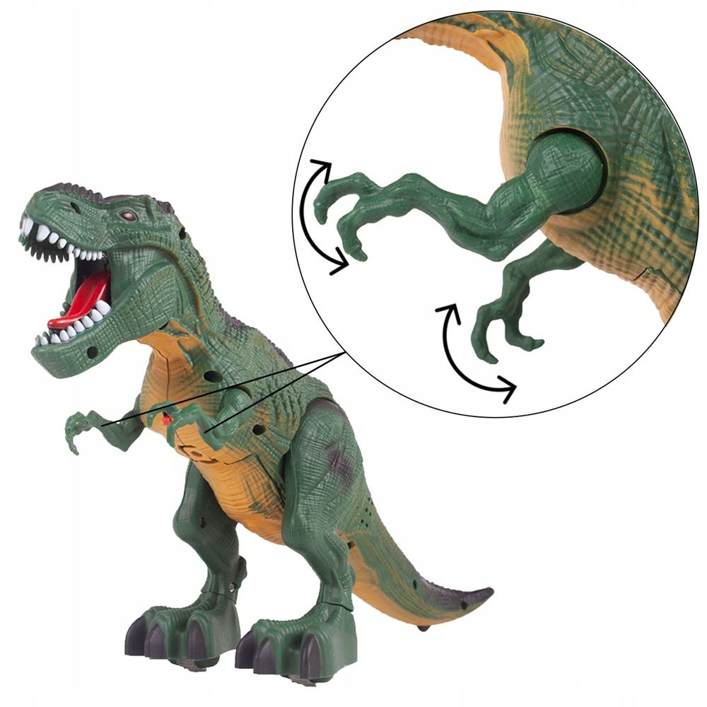 Dinozaur Interaktywny T-Rex Chodzi Dźwięk Światło