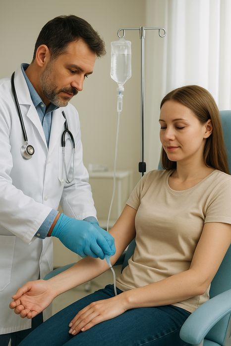 Kroplówki witaminowe,Detox preparatami nr 1