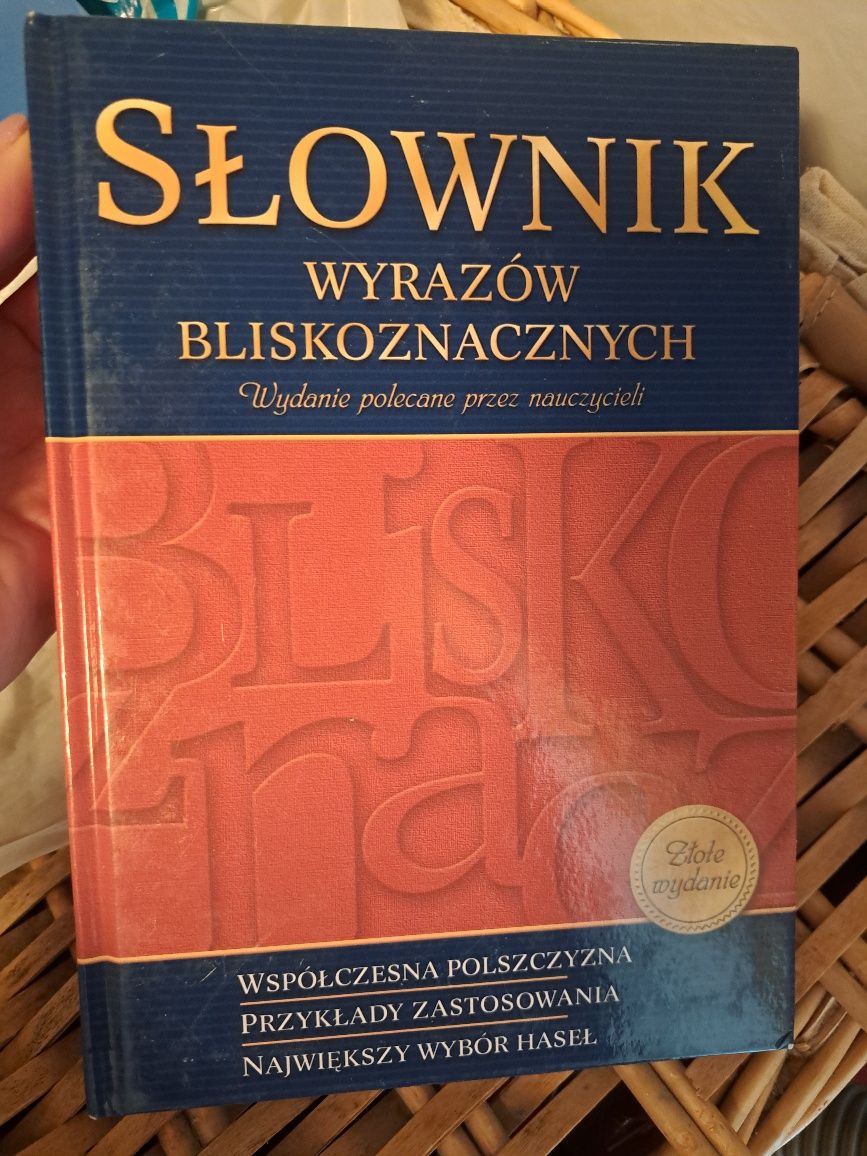 Ksiazka Slownik wyrazow bliskoznacznych