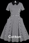 Sukienka retro styl lata 50 Pin-Up bawełna rozmiar XL