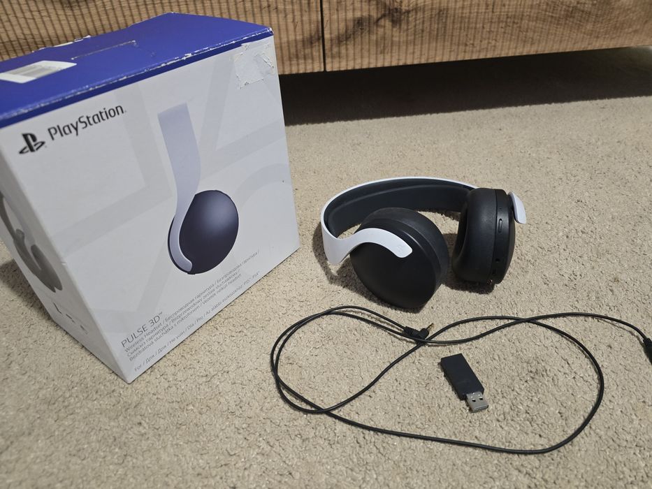 Playstation Pulse 3d słuchawki PS4 PS5