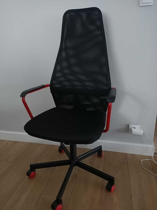 Krzesło gamingowe Ikea czarne