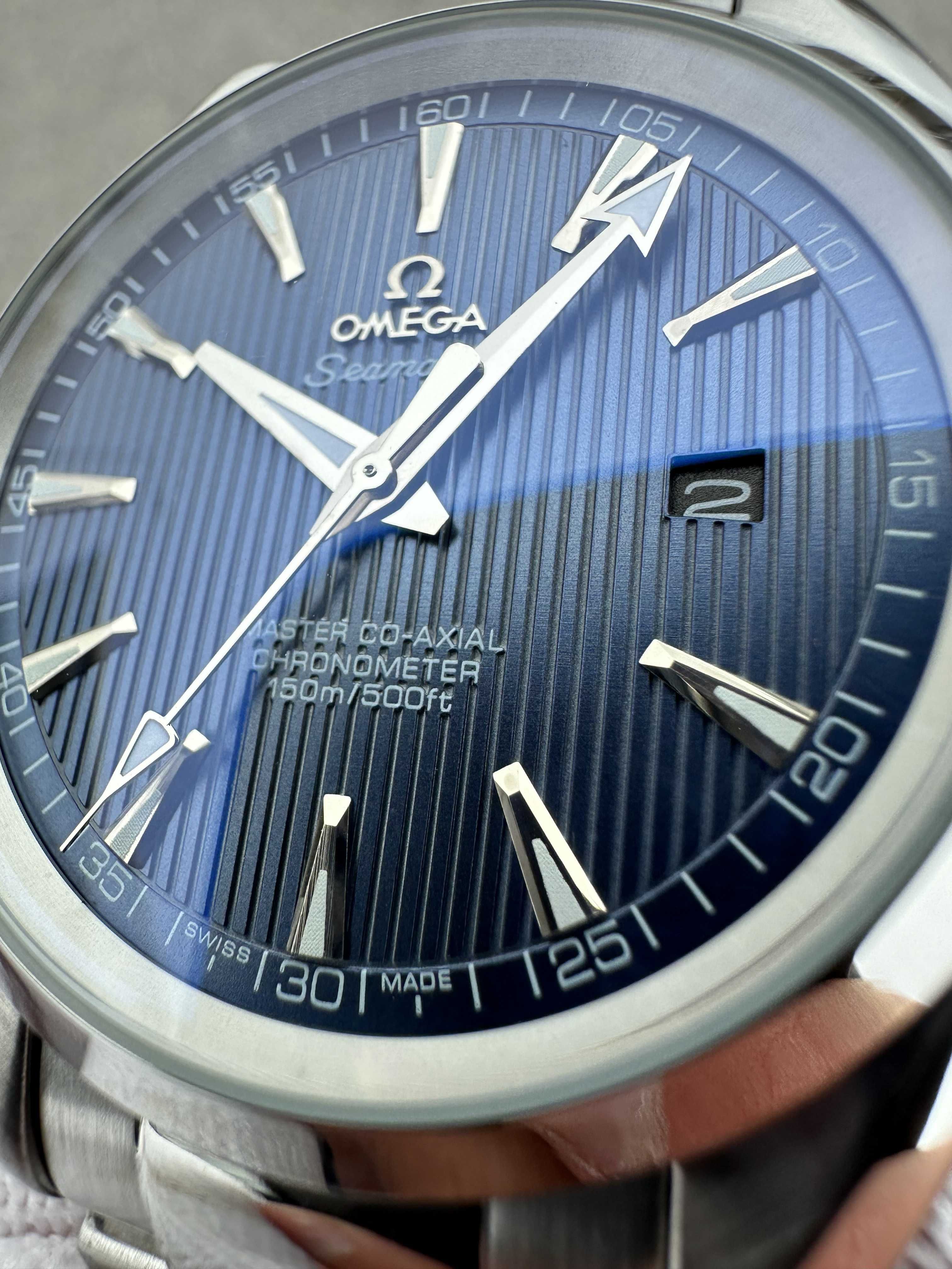 Швейцарские часы Omega Seamaster Aqua Terra Blue