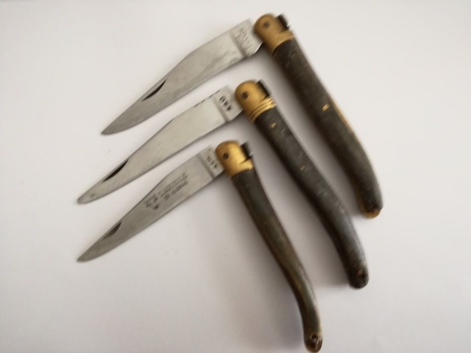 Canivetes Coleção - Lote de 2 "Laguiole" Cabo em Corno-Preço Conjunto