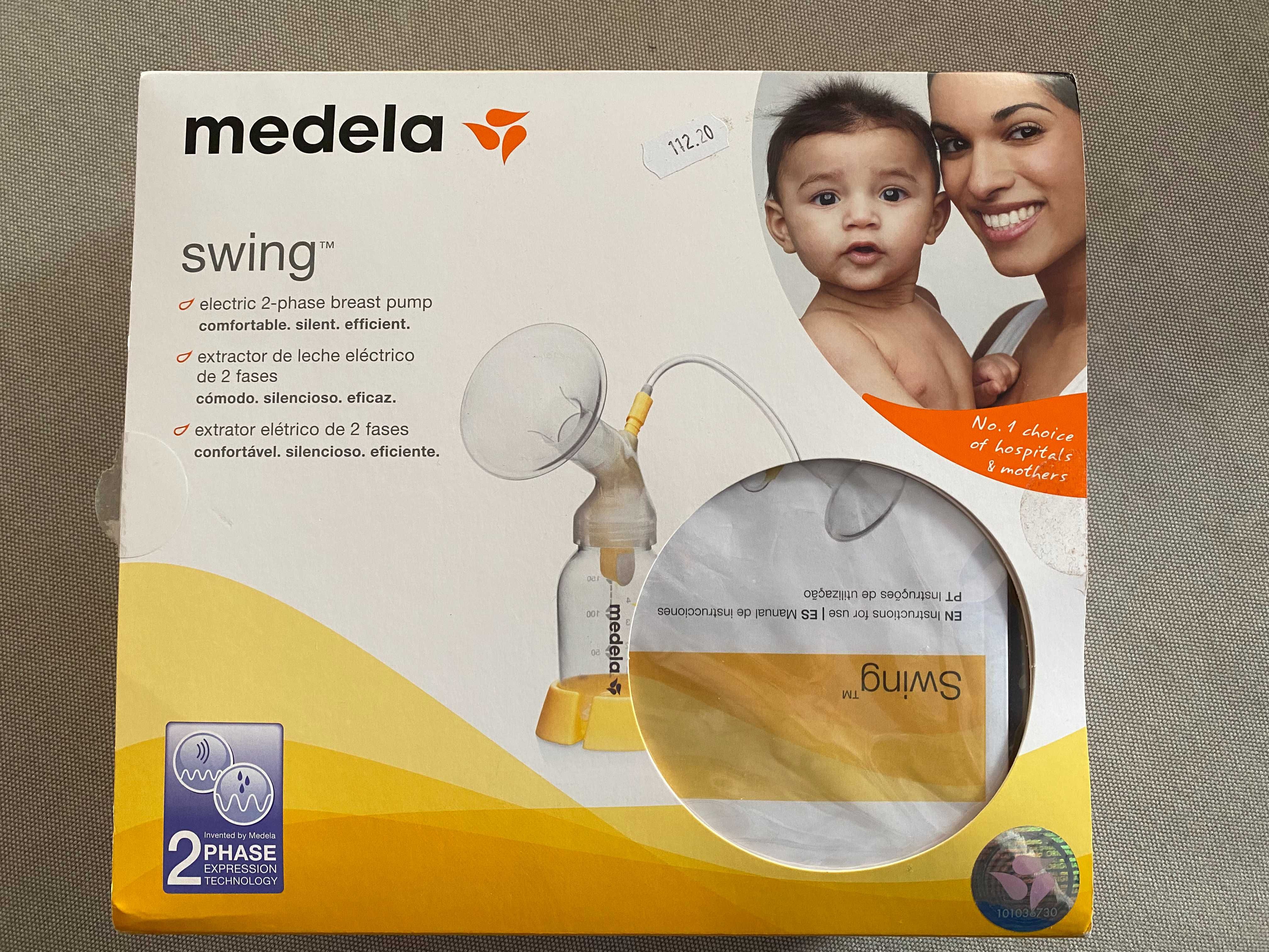 Bomba Eléctrica MEDELA SWING - Oferta 3 Copos