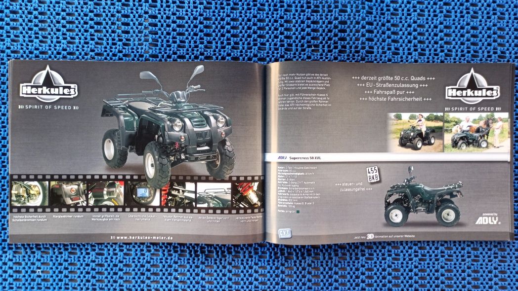 Herkules ADLY ATV QUAD Go-Kart. Prospekt
