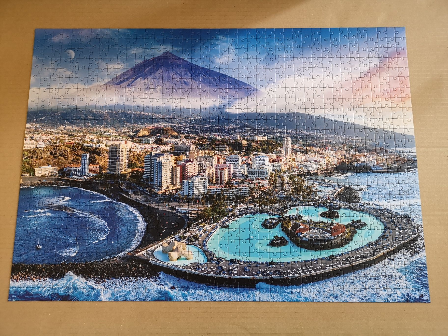 Puzzle Widok na Teneryfę, Hiszpania 1000 elementów Trefl