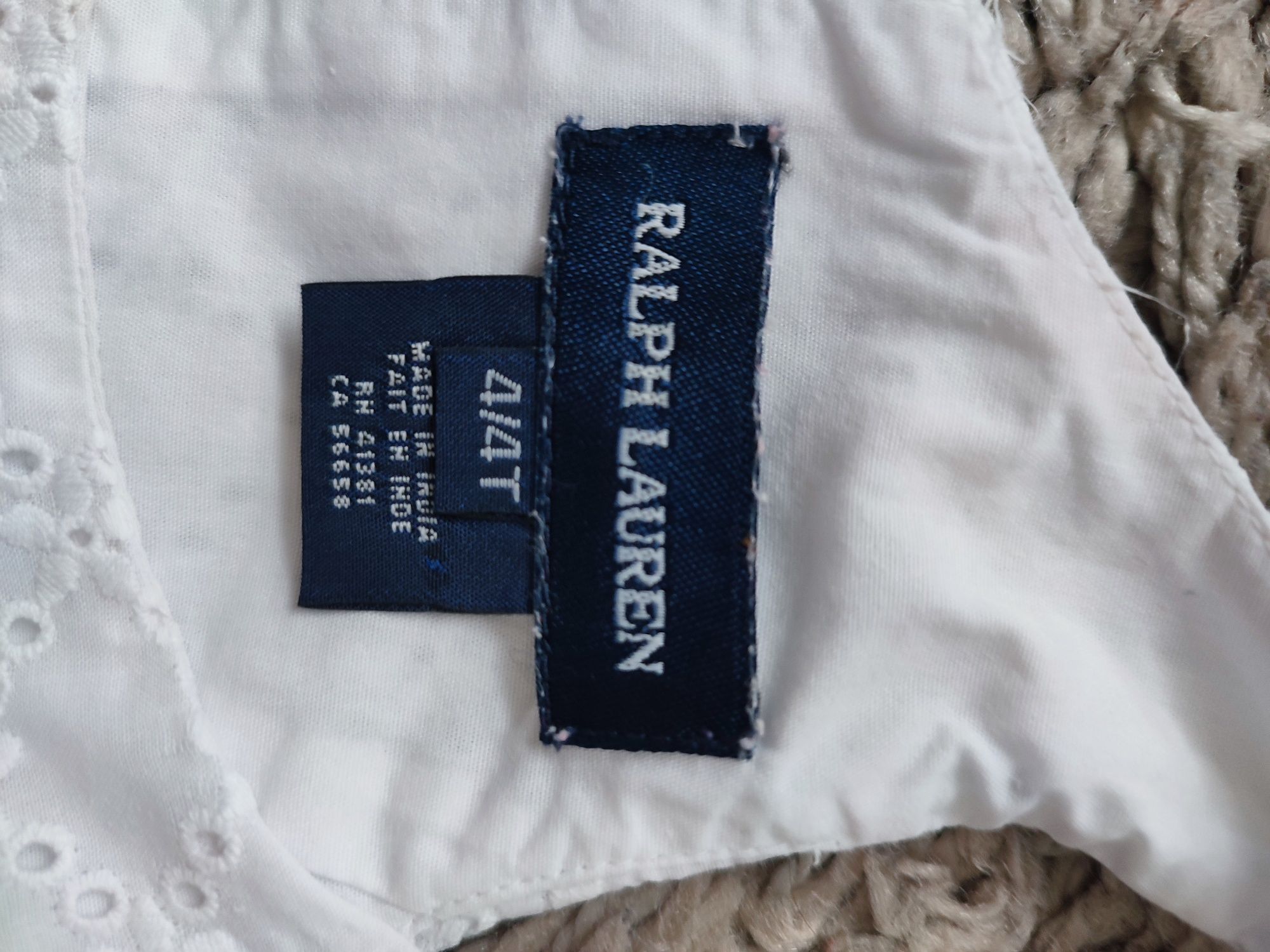 Ralph Lauren piękna ażurowa sukienka 4 lata