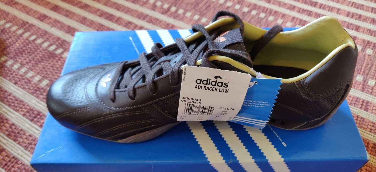 Sapatilhas em pele Adidas Racer Low Castanhas 44