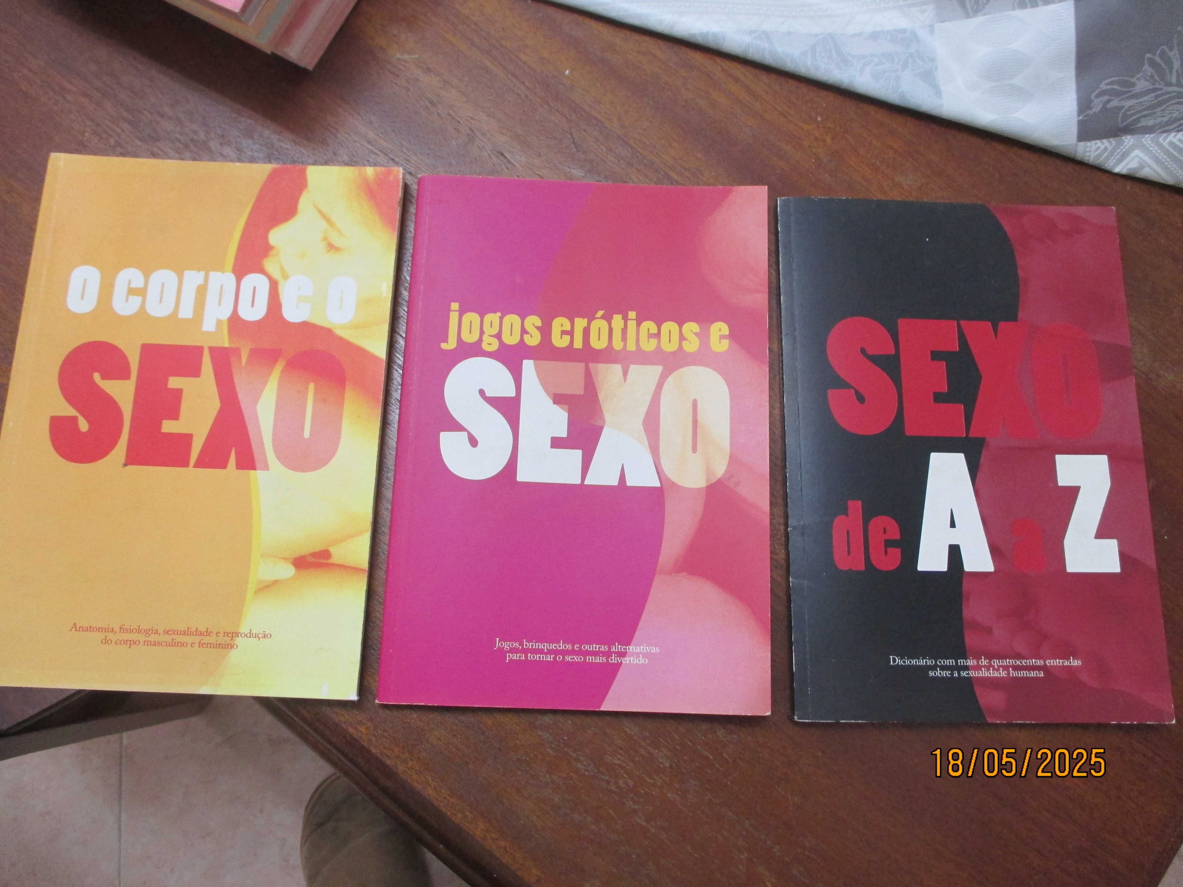 11 livros  sobre sexo