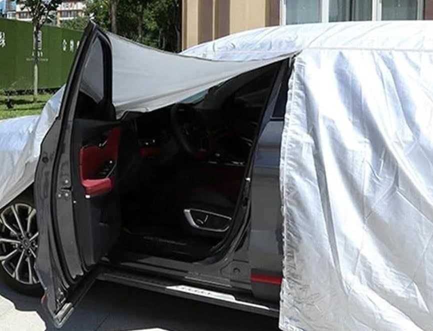 Gruby Pokrowiec na Samochód Zimę Całoroczny Plandeka XL L Wodoodporny