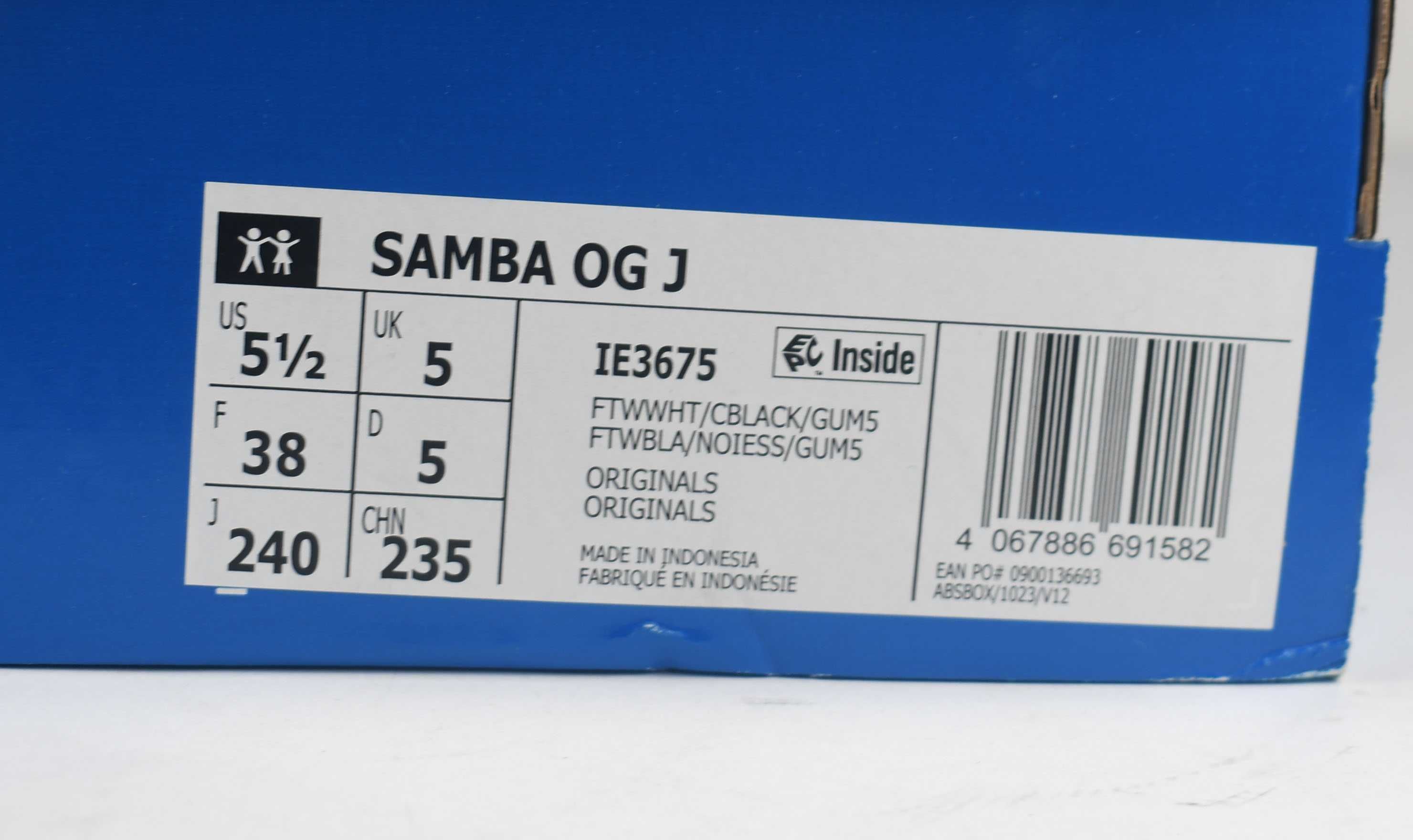 Jak nowe adidas Originals sneakersy SAMBA OG IE3675 roz. 38