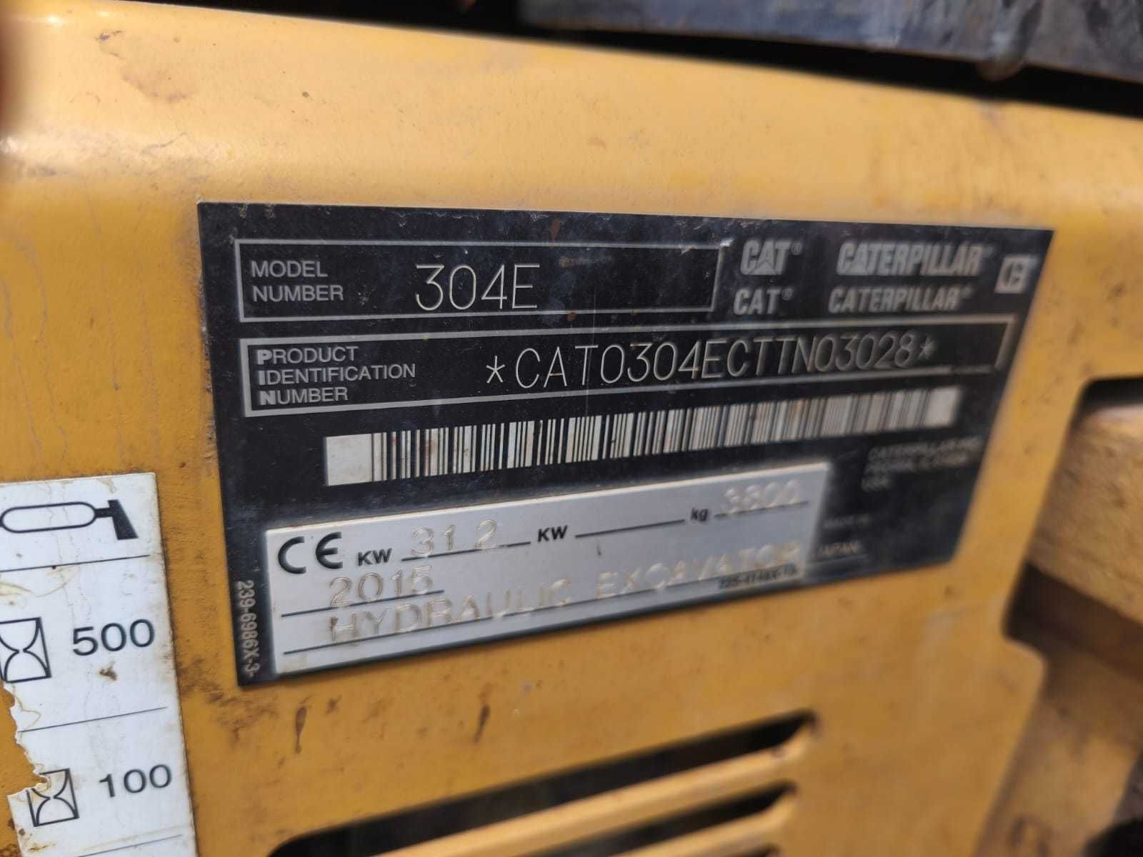 Міні екскаватор Caterpillar CAT 304 2015р 3250м.г 3800кг JCB Volvo