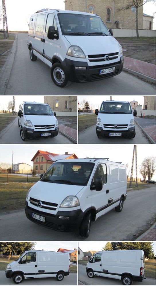 OPEL MOVANO 2.5 120 km 2005r. ZADBANY! HAK! Centralny Zamek!