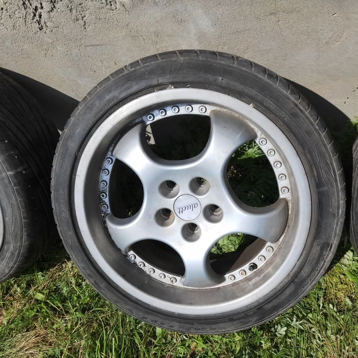 Koła felgi opony 17 Audi 80 B4 8jx17 ET35 Aluett Komplet 5x100