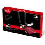 Cudy - Karta Sieciowa Wi-Fi Cudy We3000S, USB, adapter, LAN, czarny, c