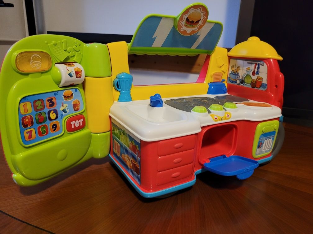 Chicco Food truck kuchnia interaktywny pojazd dwujęzyczny.