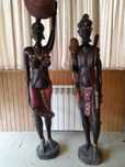 Estátuas Africana em Madeira