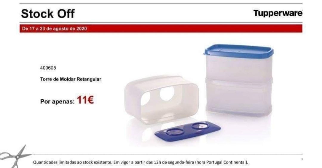 Varios artigos Tupperware NOVOs