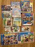 Puzzle uzywane konpletne 3+ 4+