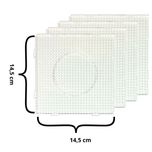 Podkładki do koralików do prasowania 5mm zestaw 4 sztuk