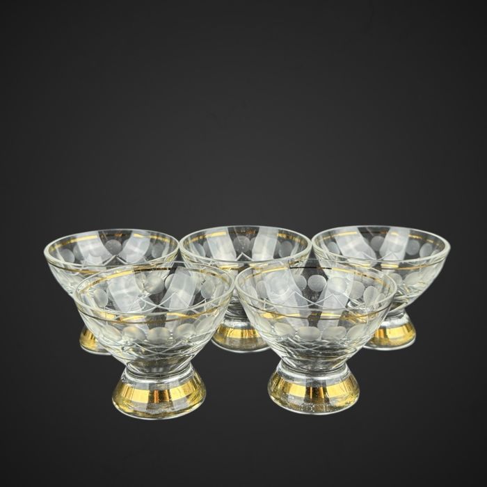 Kryształowe kieliszki do wódki likieru szlif B51/051505