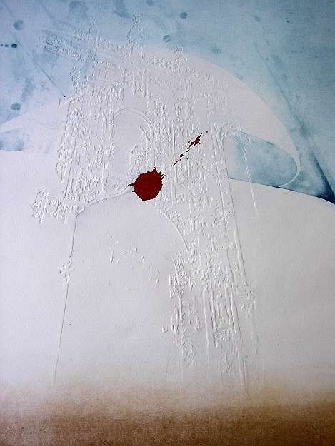 DAVID DE ALMEIDA SERIGRAFIA "Descobrimentos"sangue Português JERONIMOS