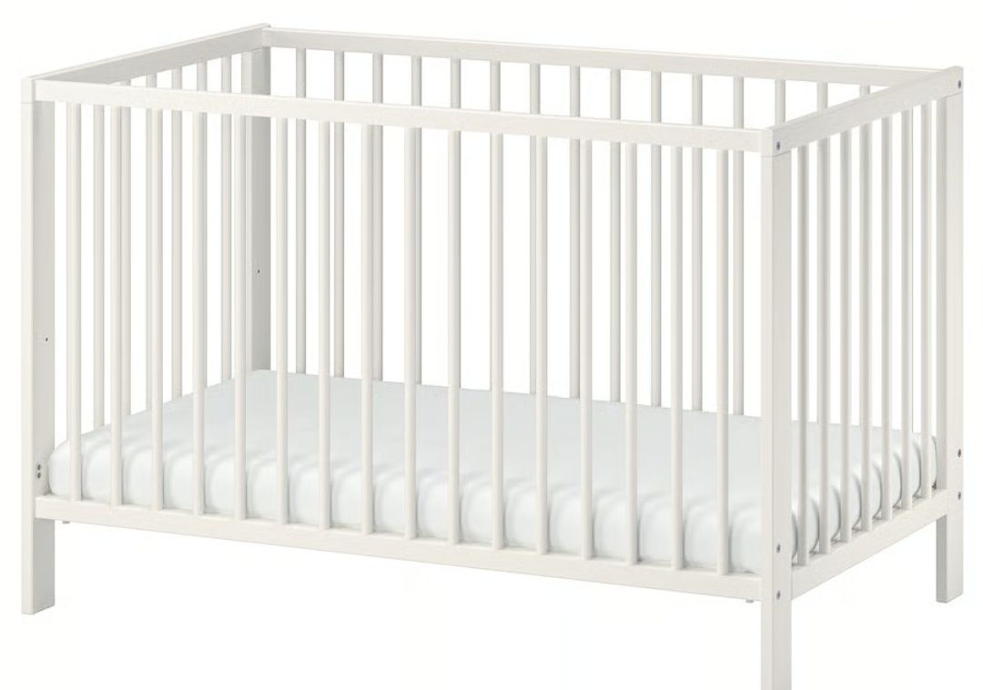 Berço Branco IKEA com colchão