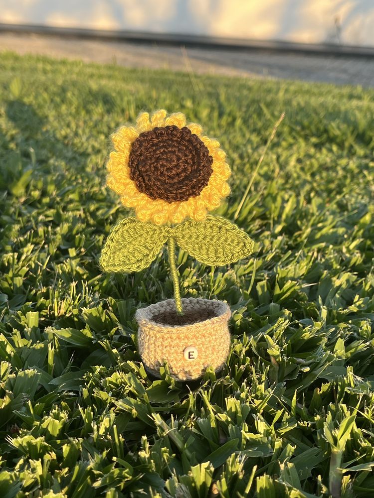 Vaso de girasol