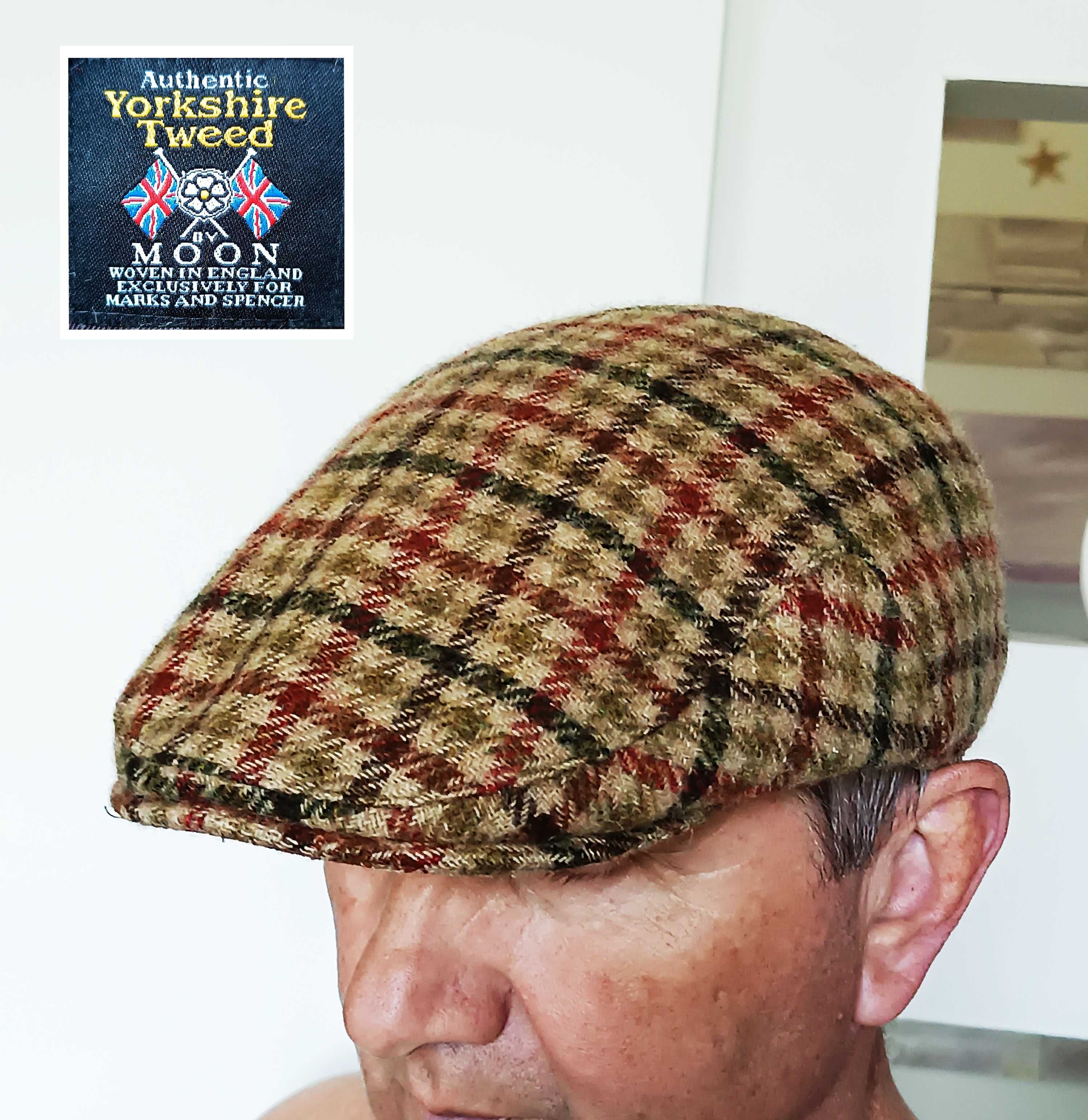 Кепка MOON Yorkshire Tweed Англия. Жиганка хулиганка восьмиклинка