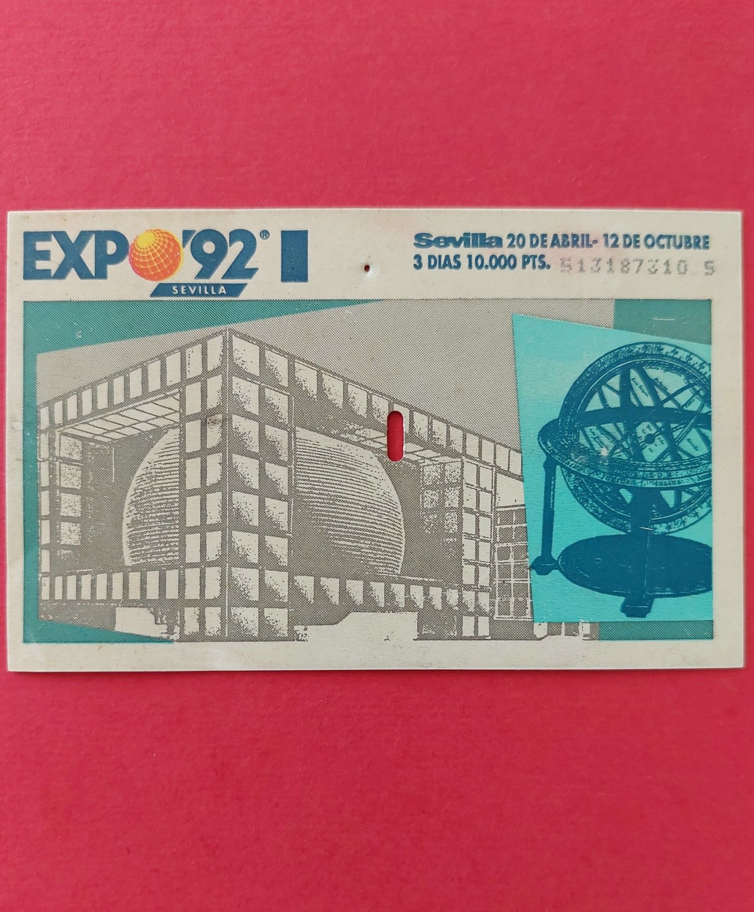 Lote Bilhetes EXPO 98/ EXPO 92