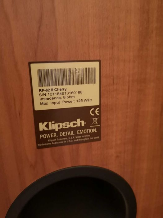 Klipsch RF-62 2 cherry колонки USA