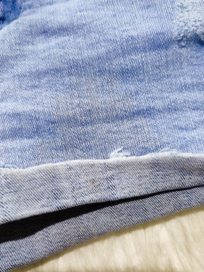122 Denim Co. krótkie spodenki jeansowe szorty