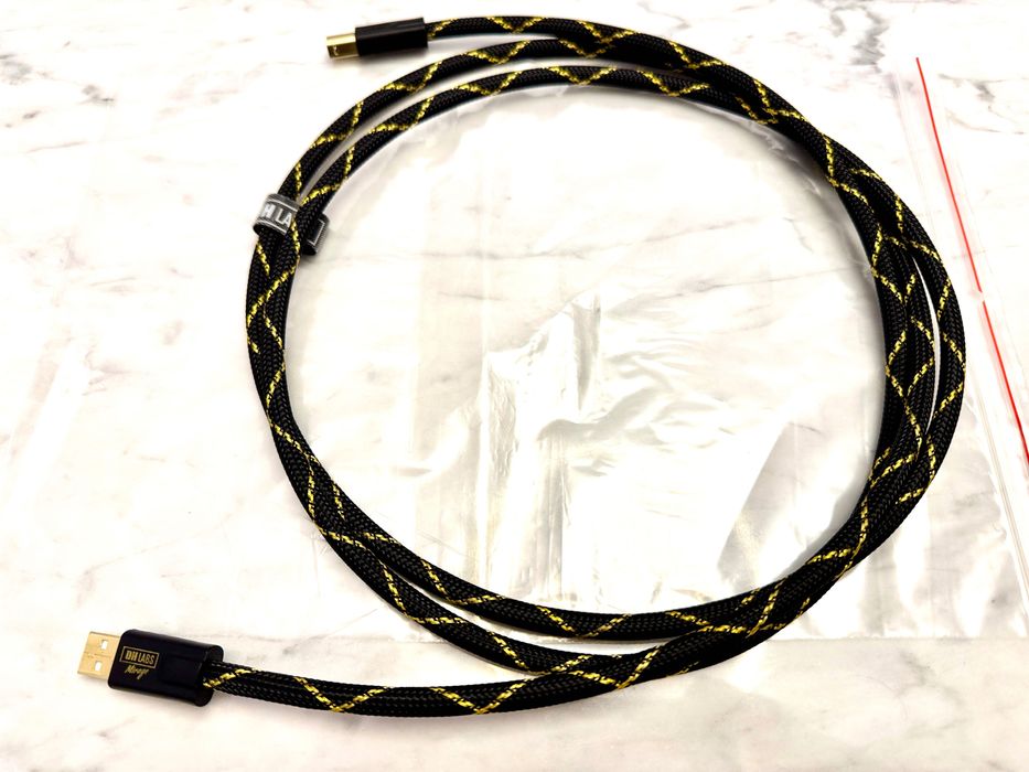 Kabel DH Labs MIRAGE USB 2m A-B Najwyższa Seria Srebro USA Audio HiEnd