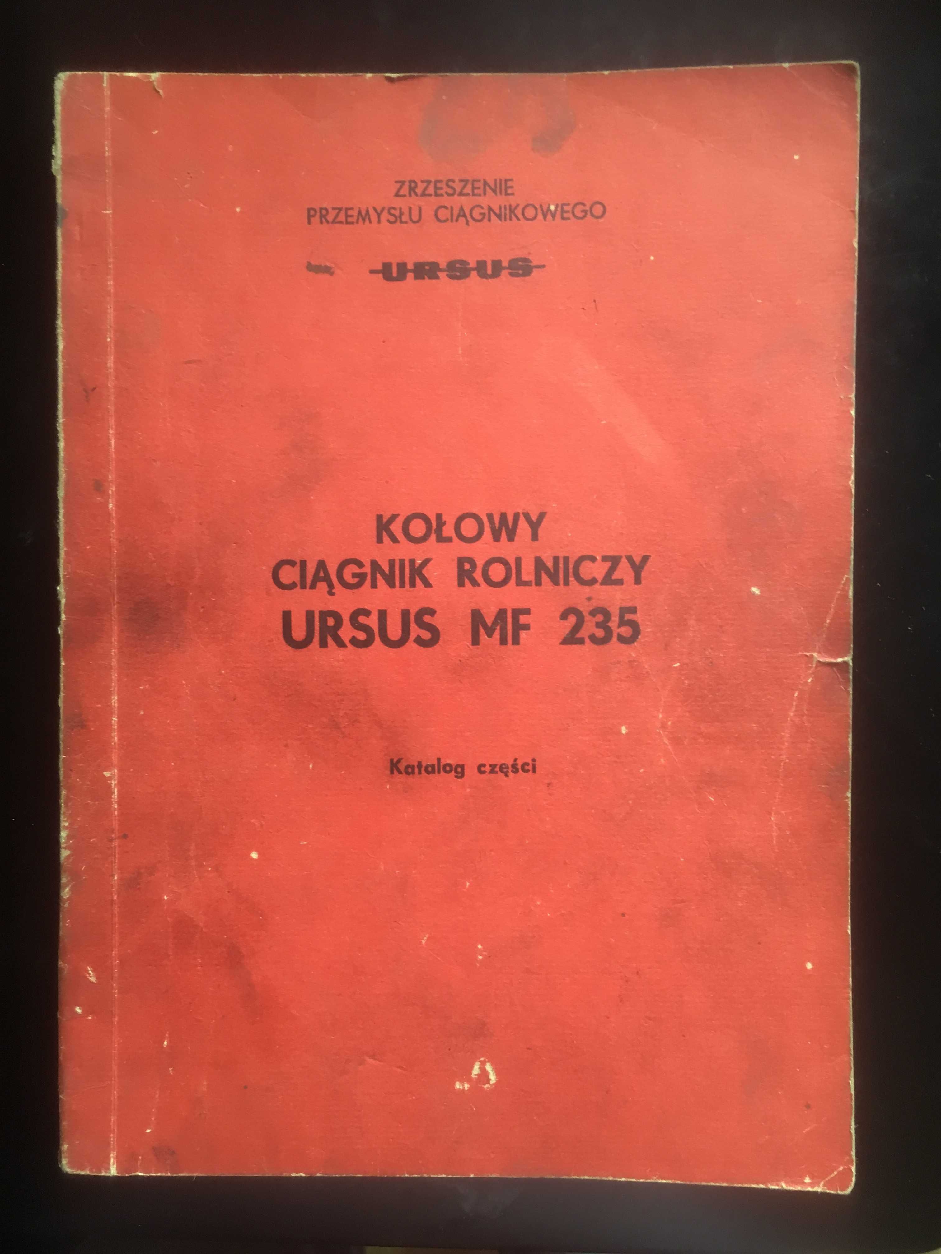 Katalog części Massey Ferguson 235 MF 235 oryginał PL PRL