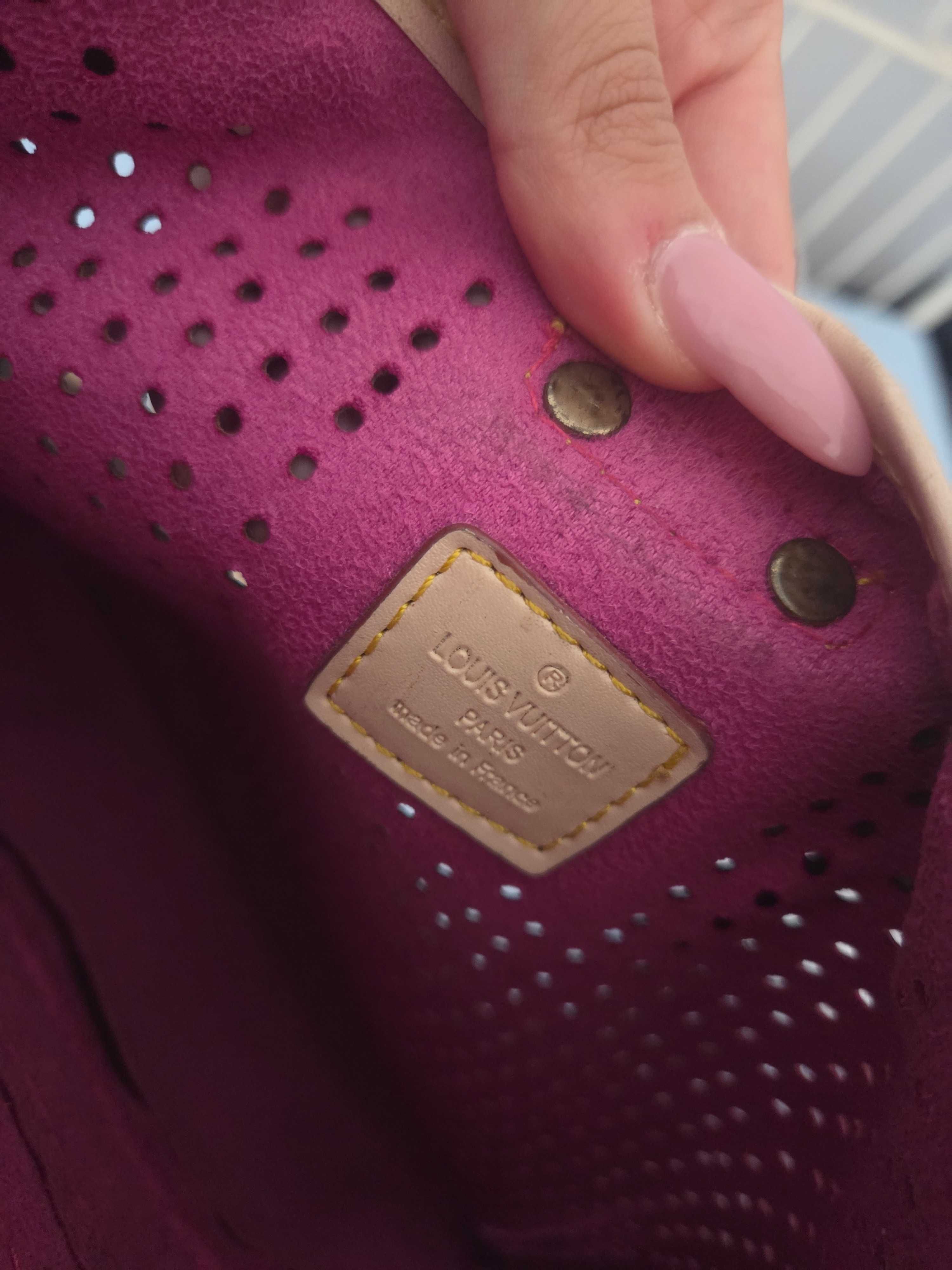Louis Vuitton Monogram Perforation Musette Fuchsia