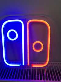 Lampka Nintendo USB baterie lampa znak neonowy neon dla gracza