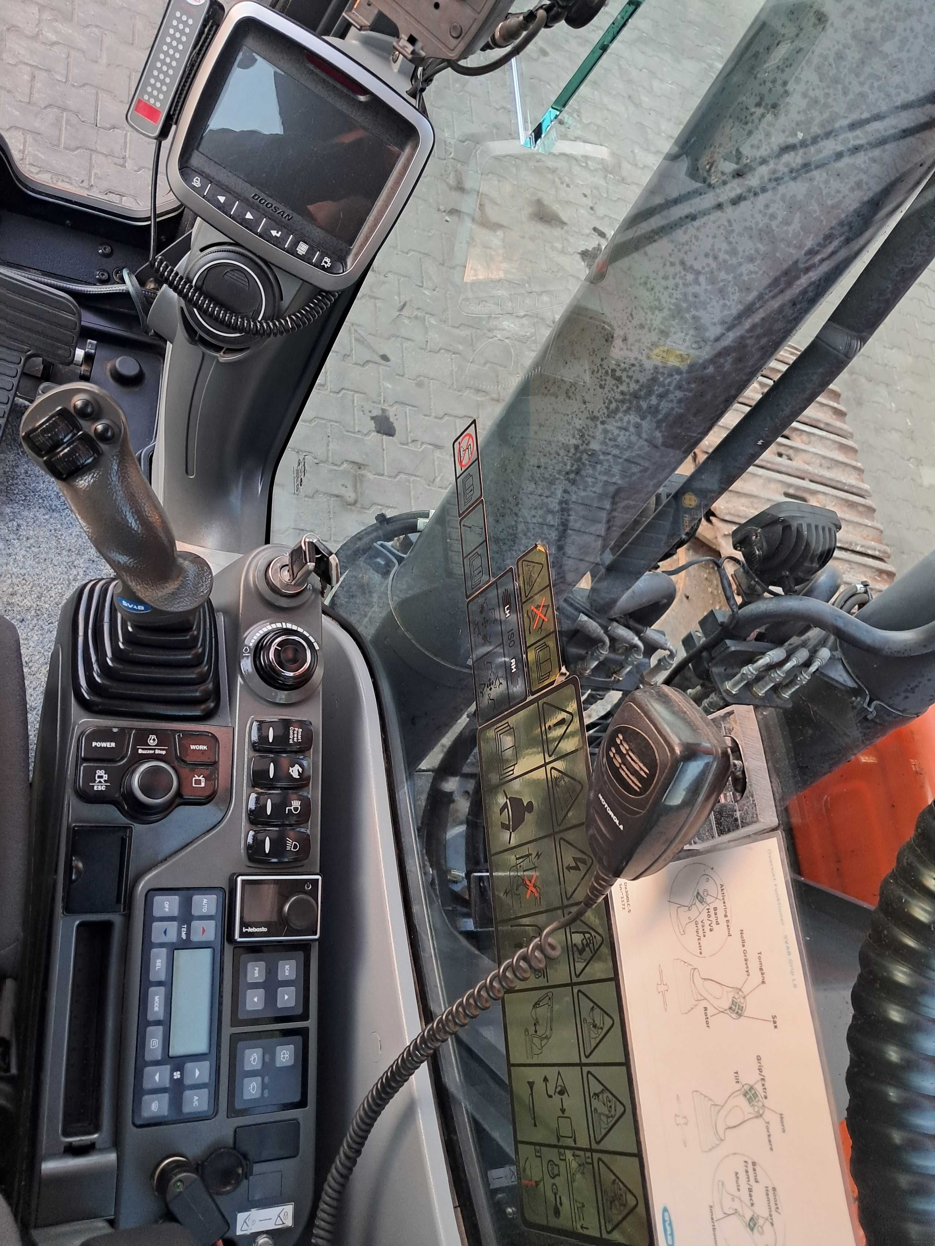 DOOSAN DX300 LC-5 2016r Oryginał Rototilt ENGCON Szczypce GPS 3D LEICA