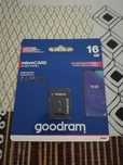Cartão de Memória Micro SD 16GB GOODRAM M1AA CL10 UHS-I+ADAPT