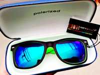 Nowe modne okulary przeciwsłoneczne Polaryzacyjne lustrzane Revers