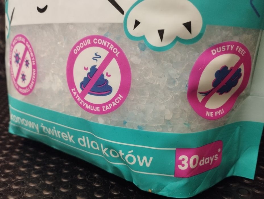 Żwirek silikonowy 3,8l silikonowy