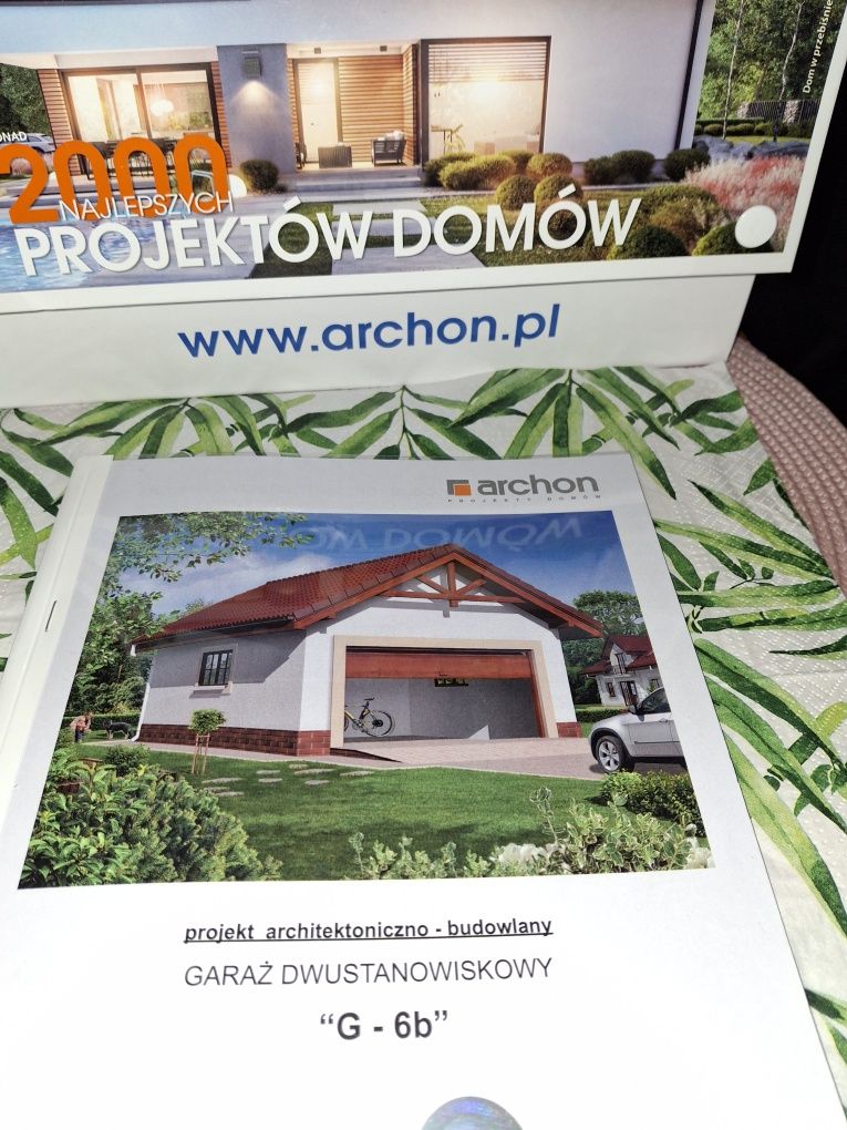 Projekt garaż dwustanowiskowy archon