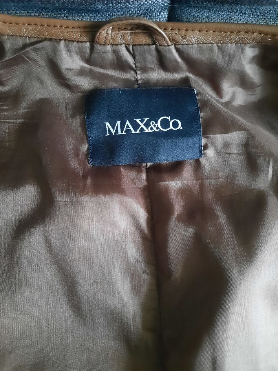 Куртка кожаная кожанка Max&co
